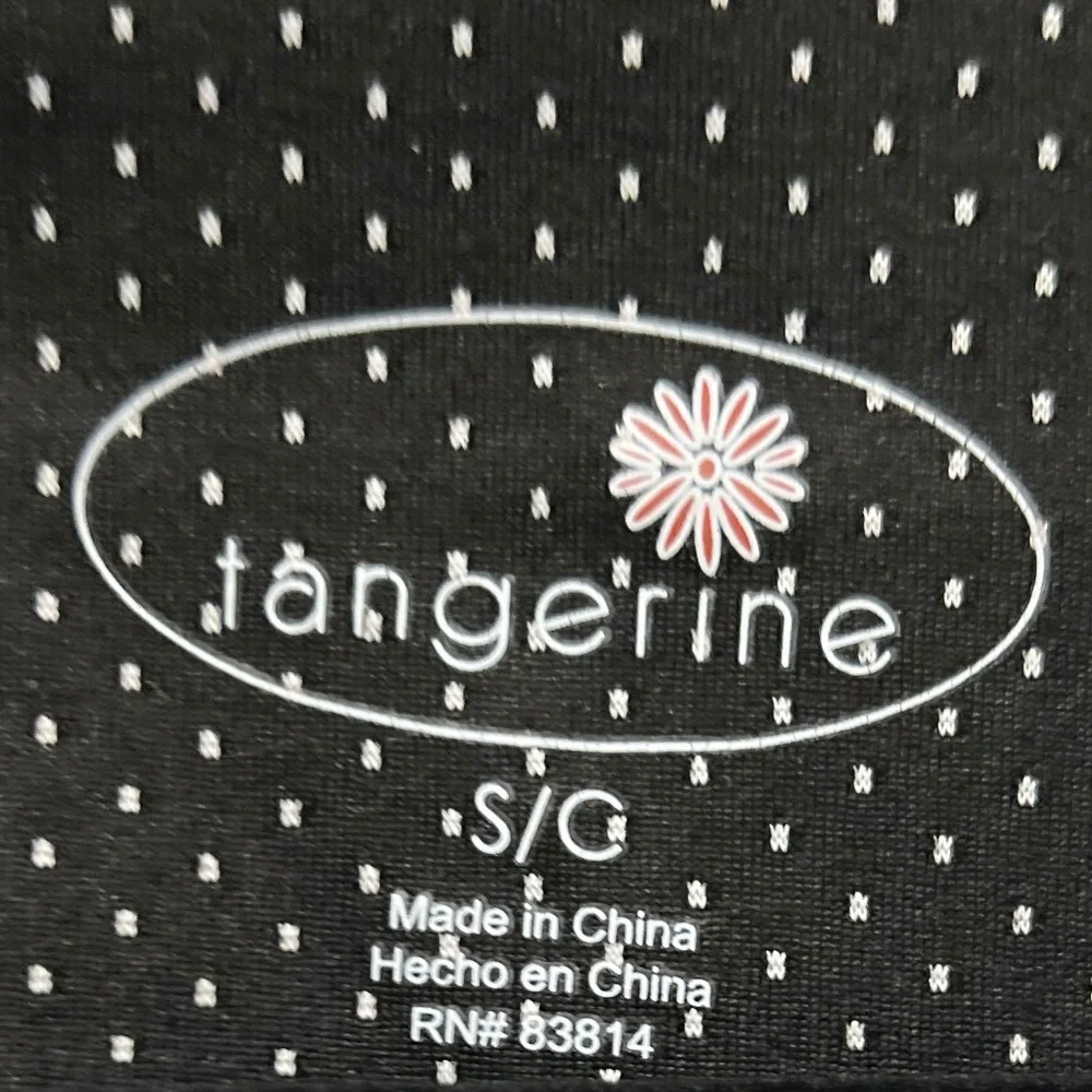 Tangerine • Women’s Collared Hoodie • Black/White Stripe • Size Small - Picture 7 of 9